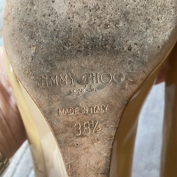- Jimmy Choo leather wedge - Picture 7 of 9